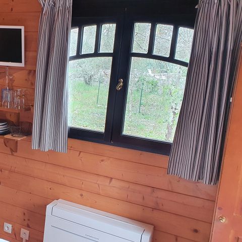 LODGE 2 persone - Caravan gitana con aria condizionata e prima colazione / Spa privata opzionale
