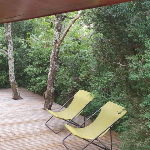 CHALET 6 personas - Cabane de Sam climatizada (pequeña casa familiar, spa privado en la terraza) / 5 pers incluidas