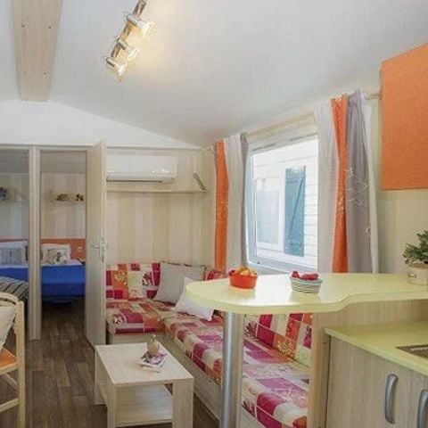 Mobilheim 6 personen - Comfort | 3 Zi. | 6 Pers. | Erhöhte Terrasse | TV