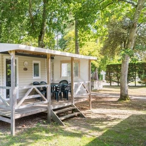 Mobilheim 6 personen - Comfort | 3 Zi. | 6 Pers. | Erhöhte Terrasse | TV
