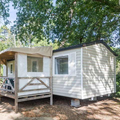 MOBILE HOME 4 people - Comfort XL | 2 Bedrooms | 4 Pers. | Raised terrace | TV