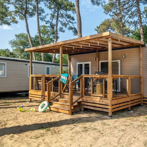 MOBILE HOME 6 people - Mobil-home | Premium | 3 Bedrooms | 6 Pers | Terrace Lounge | Air conditioning | TV