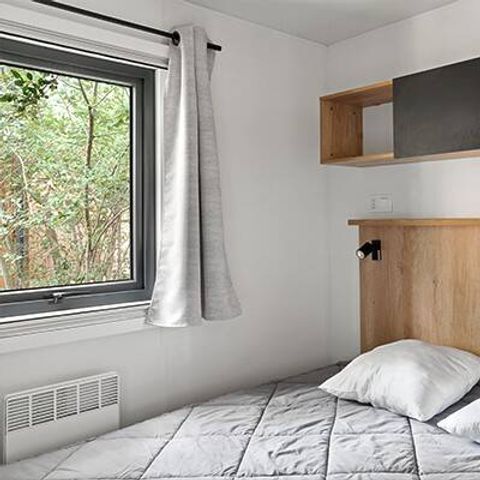 BUNGALOW 6 personnes - Mobil-home | Ultimate | 3 Ch. | 6 Pers. | Terrasse surélevée | 2 SDB | Clim. | TV