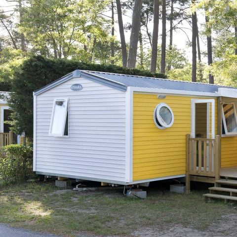 Mobilheim 4 Personen - Mobilheim | Premium | 2 Zi. | 4 Pers. | Erhöhte Terrasse | Klimaanlage | TV