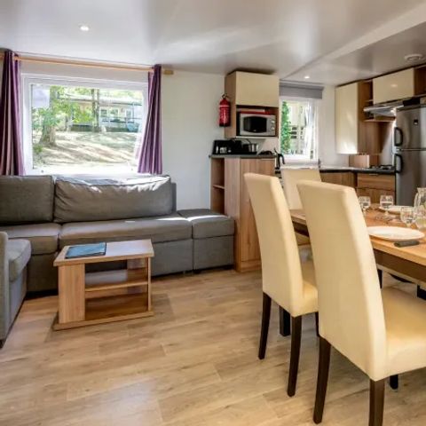 Stacaravan 6 personen - Premium 3 slaapkamers 2 badkamers zonder TV