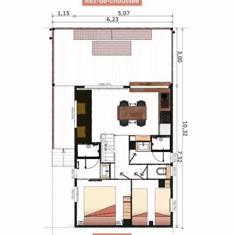 CHALET 6 persone - Jacaranda 3 Camere 4/6 Persone