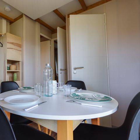 Stacaravan 4 personen - Berk - 26.5 m² - 2 slaapkamers