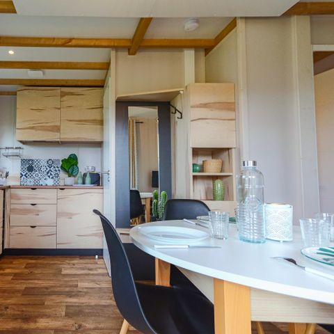 Stacaravan 4 personen - Cottage Sureau - 26.5 m² - 2 slaapkamers