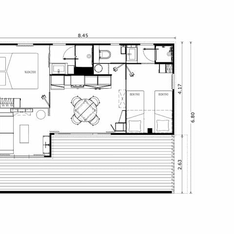 Chalet 4 persons - Cottage Badiane - 35 m² - 2 bedrooms