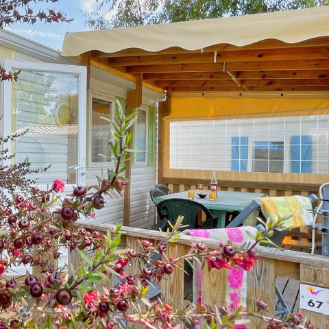 MOBILE HOME 6 people - MH 2CH VINTAGE - SEMI-COVERED TERRACE