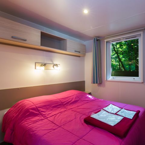 Mobilheim 6 personen - MH 3CH - HALBÜBERDACHTE TERRASSE