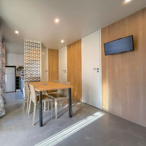 MOBILHOME 6 personas - MH 3CH PREMIUM - TERRAZA SEMICUBIERTA