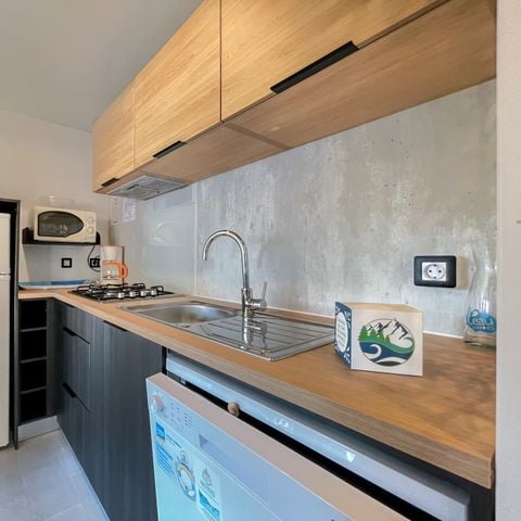 MOBILHOME 6 personnes - MH 3CH PREMIUM - TERRASSE SEMI COUVERTE