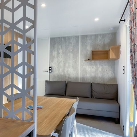 Stacaravan 6 personen - MH 3CH PREMIUM - HALFOVERDEKT TERRAS