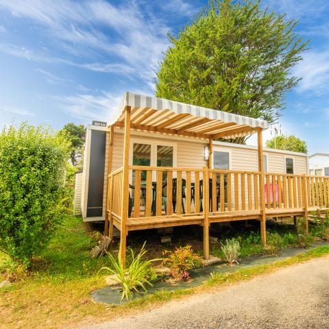 MOBILHOME 7 personnes - MH 3CH - TERRASSE SEMI COUVERTE FERMEE 6/7 PERSONNES