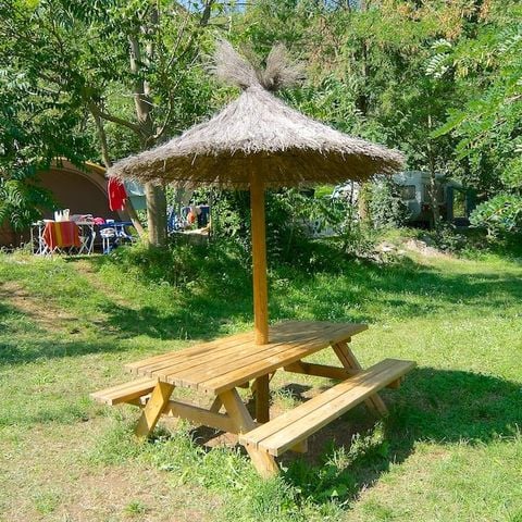 Kampeerplaats - Comfort pakket, 1 tent of caravan + auto of camper + elektriciteit