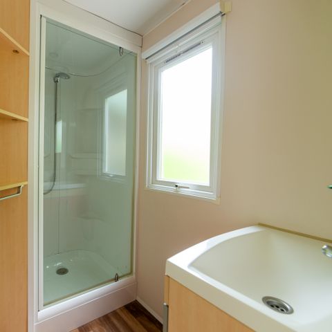 Mobilhome 4 personnes - Samedi 2 chambres + terrasse couverte - sans sanitaires