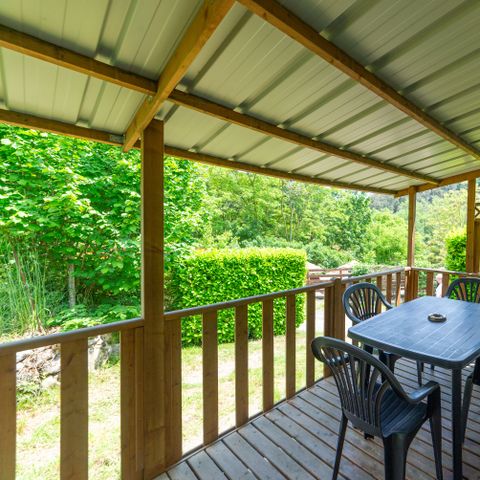 Mobilhome 5 personnes - Dimanche 2 chambres + terrasse couverte