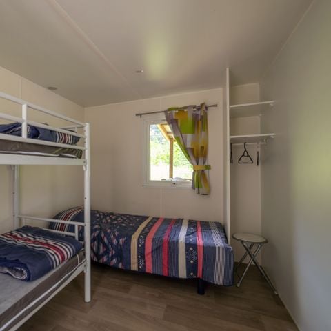 Mobilheim 5 Personen - Samedi 2 Zimmer + überdachte Terrasse