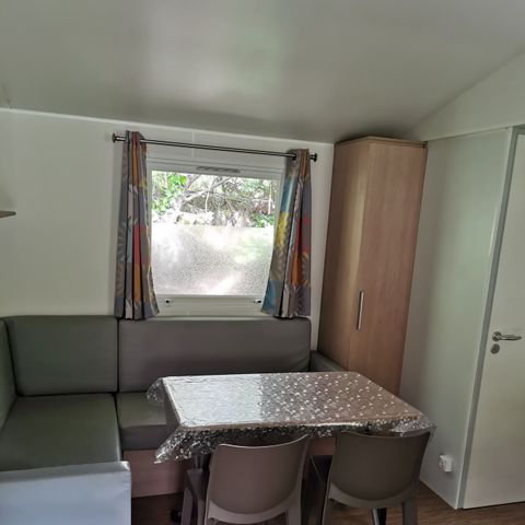 Mobilheim 6 personen - Mobilheim 3 Zimmer + überdachte Terrasse