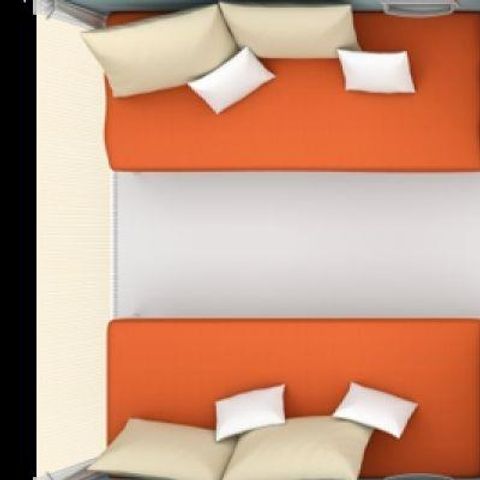 Zelt 4 Personen - Coco Sweet 2 Zimmer (ohne Sanitäranlagen)