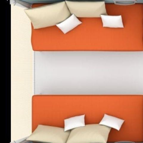 Zelt 4 Personen - Coco Sweet 2 Zimmer (ohne Sanitäranlagen)