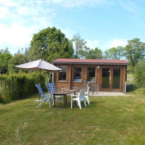 Chalet 2 persons - Chalet COCONUT 2/4 pers - additional persons possible at extra cost, contact the campsite