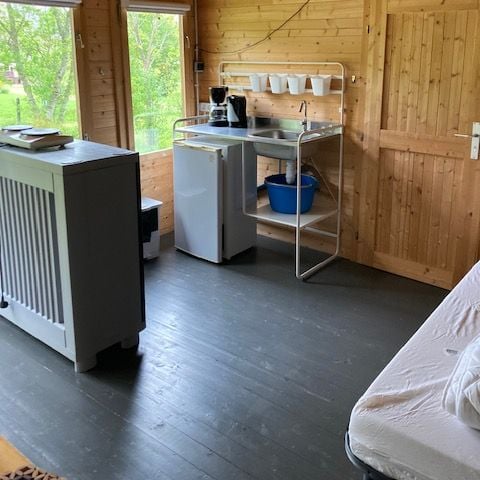 Chalet 2 persons - Chalet COCONUT 2/4 pers - additional persons possible at extra cost, contact the campsite