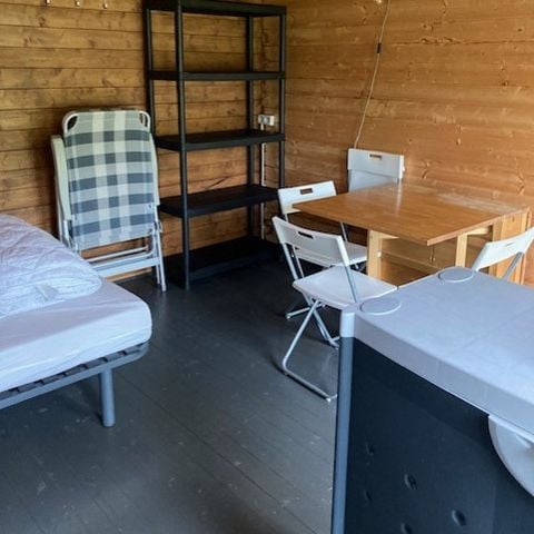 Chalet 2 persons - Chalet COCONUT 2/4 pers - additional persons possible at extra cost, contact the campsite