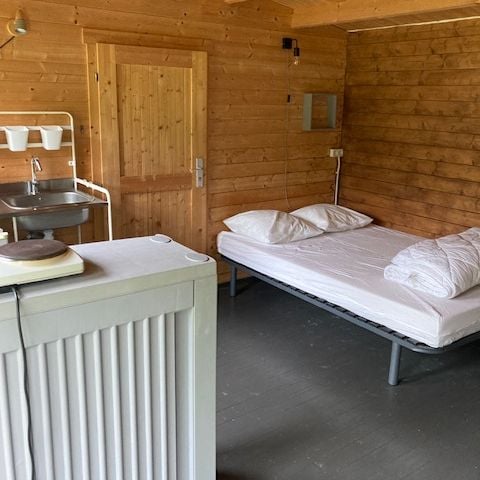 Chalet 2 personen - Chalet COCONUT 2/4 pers - extra personen mogelijk tegen betaling, neem contact op met de camping