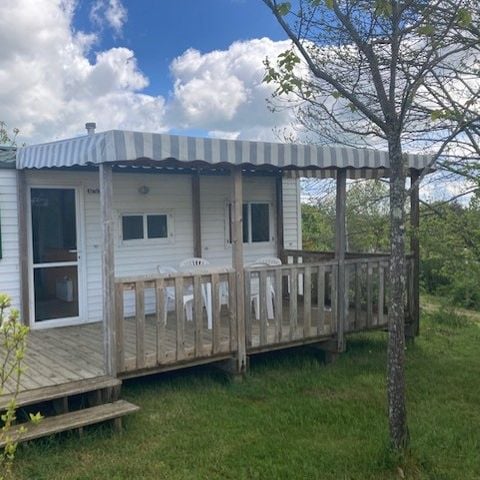 Mobile home 2 persons - Mobile home KIWIKISS 5/7 pers - additional persons possible at extra cost, contact the campsite