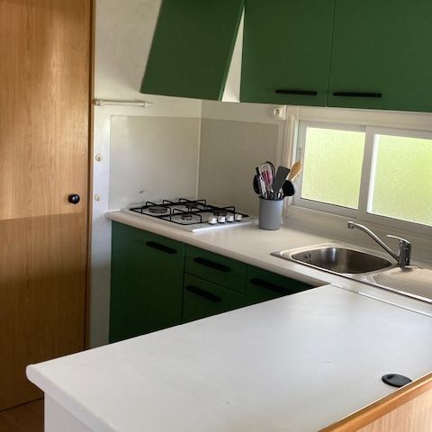 MOBILHOME 2 personas - Mobil home KIWIKISS 5/7 pers - personas adicionales posibles con coste adicional, contactar con el camping