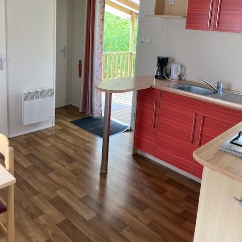 BUNGALOW 2 personnes - Mobil home MANGO 4/6 pers - personnes supplémentaires possible en supplément, contacter le camping