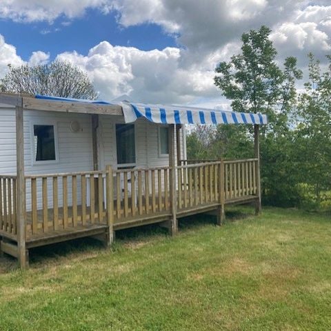 Mobile home 2 persons - Mobile home MANGO 4/6 pers - additional persons possible at extra cost, contact the campsite