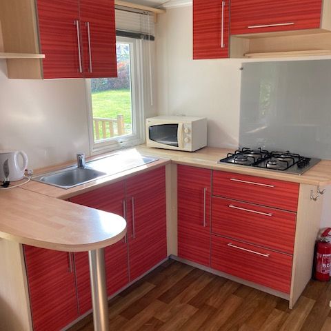 Mobile home 2 persons - Mobile home MANGO 4/6 pers - additional persons possible at extra cost, contact the campsite