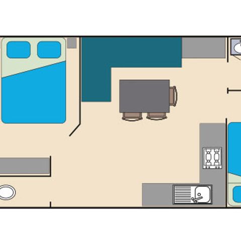 Mobile home 4 persons - CLASSICAL - Océane