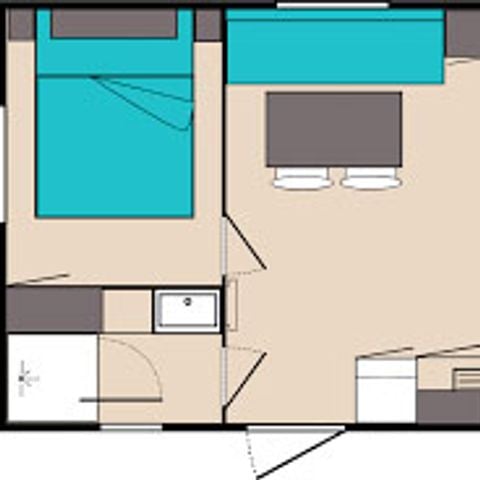 Stacaravan 4 personen - KLASSIEK - O'Hara