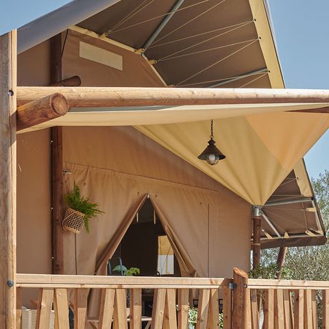 Hébergement 4 personnes - INSOLITE LODGE PRIVILÈGE avec vue - 26 m² - 2 chambres - avec sanitaires