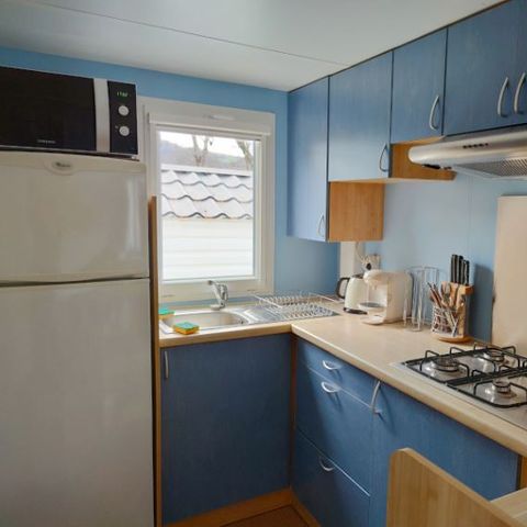 Stacaravan 4 personen - Cottage Océan Clim 4 pers 2 slaapkamers 1 badkamer