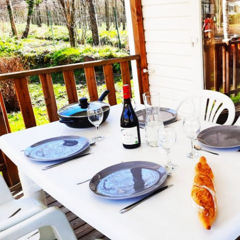 BUNGALOW 6 personnes - Cottage Confort Clim 4/6 pers 2 Chb 1 Sdb