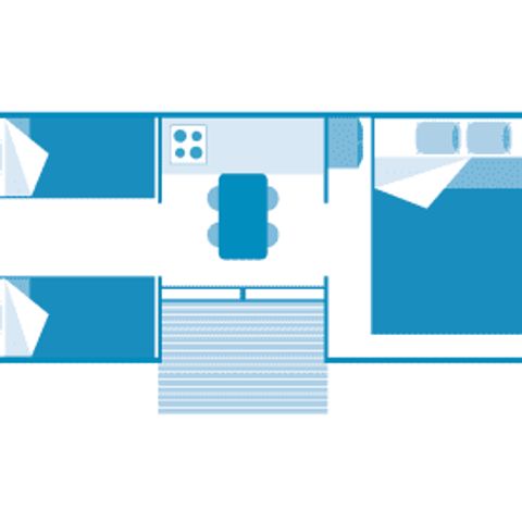 Tent 4 personen - Coco Sweet 4p 2ch *