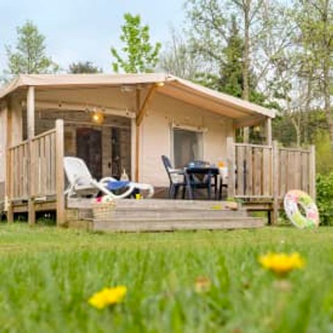 Canvas and wooden tent 4 persons - Lodge 4p 2ch ***