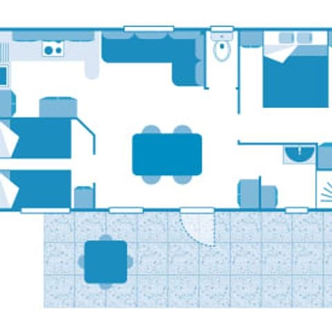 CASA MOBILE 4 persone - Cottage Savannah 4p 2bed ****