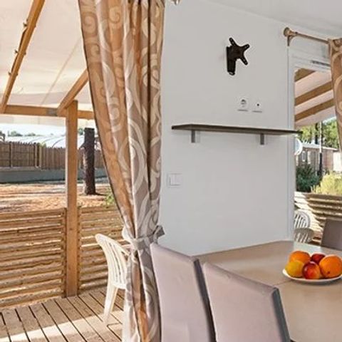 MOBILHOME 6 personas - Confort | 3 Dormitorios | 6 Pers. | Terraza elevada | Aire acondicionado