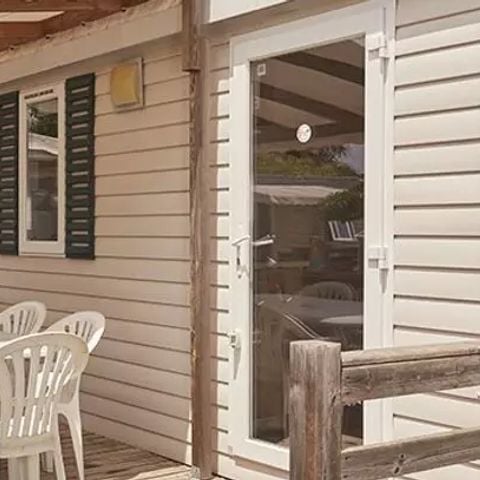 MOBILHOME 6 personnes - Comfort | 2 Ch. | 4/6 Pers. | Terrasse surélevée | Clim.