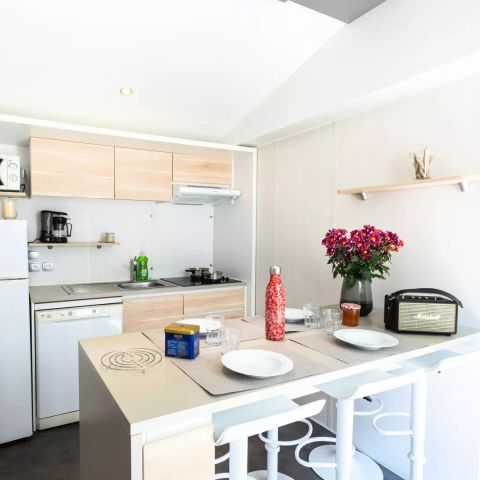 Stacaravan 6 personen - Premium 4-kamer stacaravan, 6 personen, airconditioning