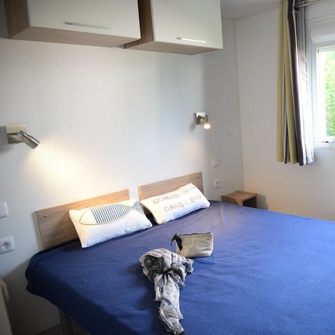 Mobile home 4 persons - Cottage Opale Vacances - 2 Bedrooms - 27m2 - Wooden terrace