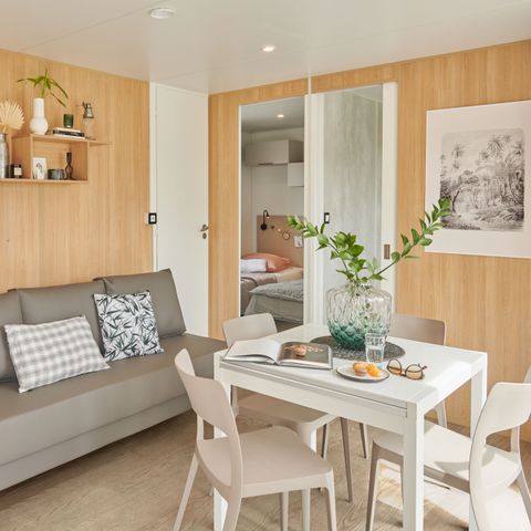 MOBILHEIM 5 Personen - Cottage Opale Cocoon 2 Zimmer 30 m2- Halbüberdachte Terrasse