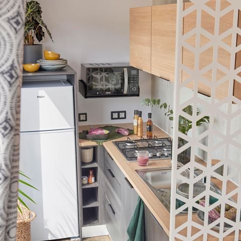 MOBILE HOME 4 people - Cottage Opale Lounge - 2 Bedrooms - 30 m2- Semi-covered terrace