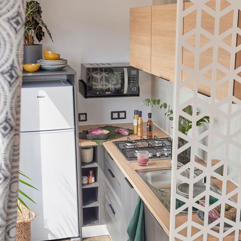 Mobile home 4 persons - Cottage Opale Lounge - 2 Bedrooms - 30 m2- Semi-covered terrace